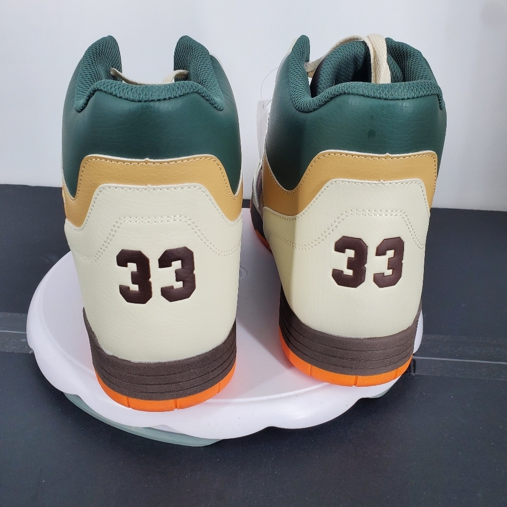 Ewing Athletics Rebound Shake & Bake Brown Green Orange Men's Size 13 Shoes - Picture 6 of 8